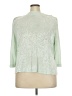 Alex Evenings Paisley Green Blazer Size 2X - photo 2