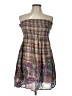 Derek Heart Paisley Brown Cocktail Dress Size L - photo 1