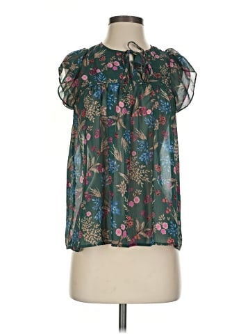Everly Short Sleeve Blouse (view 1)