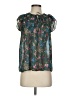 Everly 100% Polyester Green Short Sleeve Blouse Size XS - photo 1