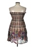 Derek Heart Paisley Brown Cocktail Dress Size L - photo 2