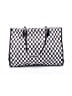 Nicole Miller Checkered-gingham Black Tote One size - photo 1