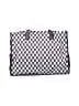 Nicole Miller Checkered-gingham Black Tote One size - photo 3