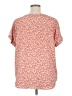 Buffalo by David Bitton 100% Polyester Pink Short Sleeve Blouse Size XL - photo 2
