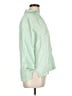 Sigrid Olsen 100% Linen Green 3/4 Sleeve Blouse Size L - photo 4