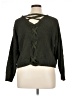 Belle Du Jour 100% Polyester Solid Green Pullover Sweater Size XL - photo 2