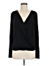 On The Road... Black Long Sleeve Blouse Size M - photo 1
