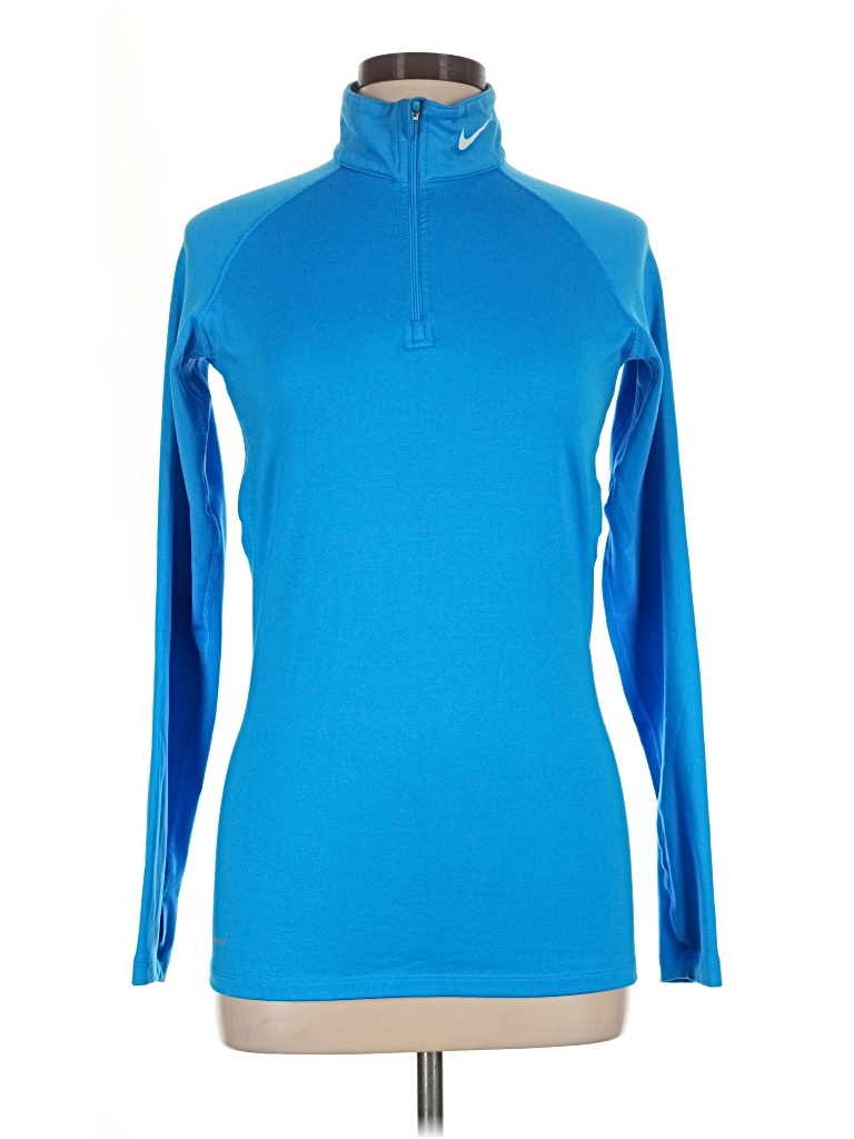 Pre-owned Nike Long Sleeve T-shirt In Blue