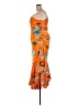 Venus 100% Polyester Orange Casual Dress Size 22 - photo 5