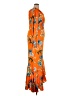 Venus 100% Polyester Orange Casual Dress Size 22 - photo 4