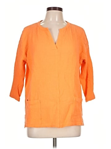 Soft Surroundings 3/4 Sleeve Blouse (view 1)