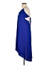 Wilfred 100% Silk Solid Blue Cocktail Dress Size 0 - photo 5