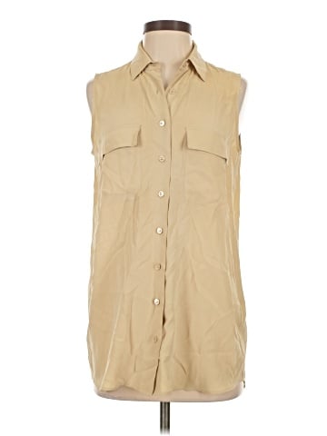 Equipment Sleeveless Button-Down Shirt (view 1)