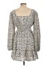 Missguided 100% Polyester Animal Print Ivory Casual Dress Size 12 - photo 2