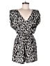 Bishop + Young 100% Polyester Animal Print Black Romper Size M - photo 1