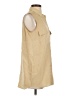 Equipment Tan Sleeveless Button-Down Shirt Size XS - photo 4