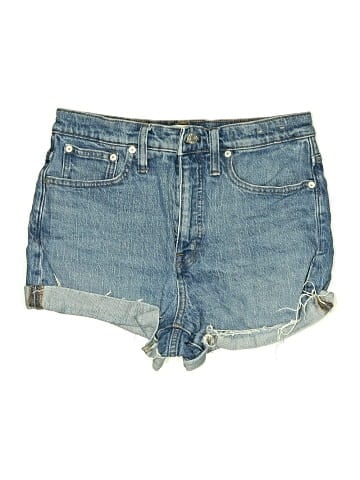 Madewell High-Rise Denim Shorts in Coeling Wash (view 1)