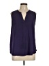 Papermoon 100% Polyester Purple Sleeveless Blouse Size L - photo 1