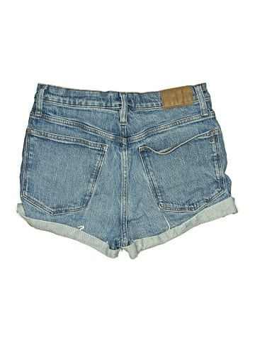 Madewell High-Rise Denim Shorts in Coeling Wash (view 2)