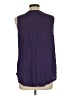 Papermoon 100% Polyester Purple Sleeveless Blouse Size L - photo 2