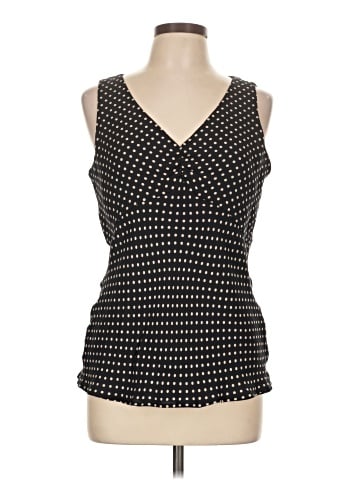 Alfani Sleeveless Silk Top (view 1)