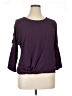 A. Byer Purple 3/4 Sleeve Top Size XL - photo 1