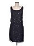 DressBarn 100% Polyester Stars Blue Cocktail Dress Size 8 - photo 1