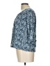 MICHAEL Michael Kors Blue 3/4 Sleeve Blouse Size L - photo 5