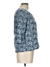 MICHAEL Michael Kors Blue 3/4 Sleeve Blouse Size L - photo 4