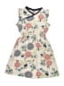 Tea 100% Cotton Floral Ivory Dress Size 8 - photo 1