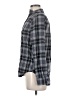 SO 100% Cotton Plaid Gray Long Sleeve Button-Down Shirt Size M - photo 5