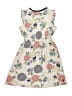 Tea 100% Cotton Floral Ivory Dress Size 8 - photo 2
