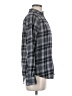 SO 100% Cotton Plaid Gray Long Sleeve Button-Down Shirt Size M - photo 4