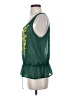 Joe Fresh 100% Polyester Green Sleeveless Blouse Size S - photo 5