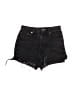 Zara Black Denim Shorts Size 4 - photo 1