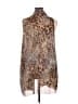 Susan Graver 100% Polyester Brown Cardigan Size 1X - photo 2