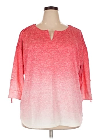 T by Talbots 3/4 Sleeve Top (view 1)