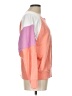 Evereve 100% Cotton Color Block Orange Sweatshirt Size L - photo 4