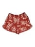 Angie 100% Rayon Floral Red Shorts Size L - photo 2