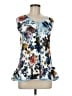 Helena Blue Sleeveless Blouse Size 7 - photo 1