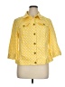 Cj Banks Polka Dots Yellow Jacket Size 0X - photo 1