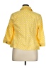Cj Banks Polka Dots Yellow Jacket Size 0X - photo 2