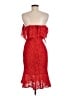 BCBGMAXAZRIA Red Cocktail Dress Size 6 - photo 2