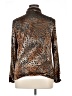 Sag Harbor Animal Print Brown Cardigan Size 14 - photo 2