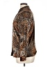 Sag Harbor Animal Print Brown Cardigan Size 14 - photo 5