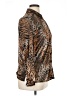 Sag Harbor Animal Print Brown Cardigan Size 14 - photo 4