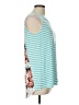 Le Lis Teal Sleeveless Top Size L - photo 4