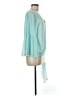 Venus Teal 3/4 Sleeve Blouse Size M - photo 4
