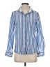 J.Crew Stripes Blue Long Sleeve Button-Down Shirt Size S (estimated) - photo 1
