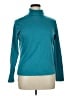 L.L.Bean 100% Cotton Teal Turtleneck Sweater Size L - photo 1